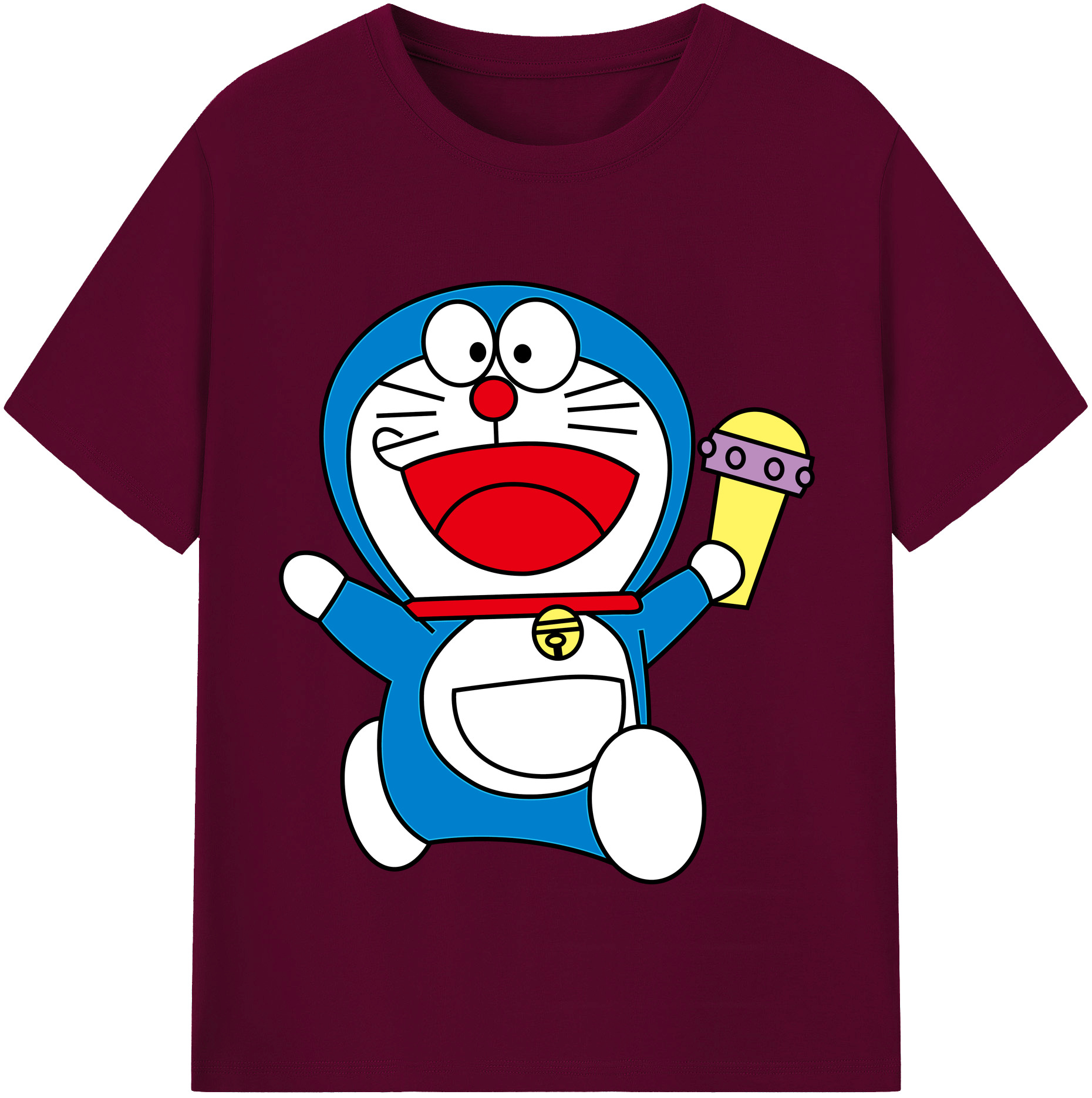 （画像用） ドラえもん Doraemon レディースカジュアルプリントTシャツ（綿100％）
